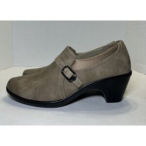Easy Street Comfort Wave Women's Tawney Heel Booties Taupe Size 9.5N